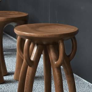 Wooden stool
